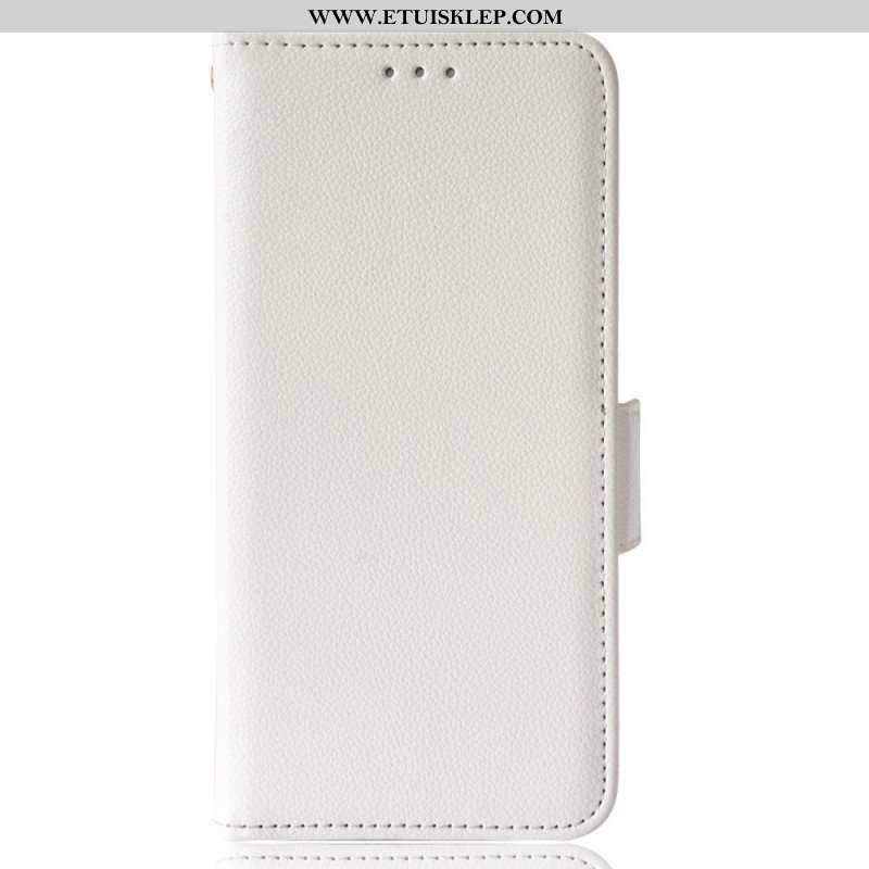 Etui Folio do Vivo V21 5G Skórzany Futerał Flap Double Nowe Kolory